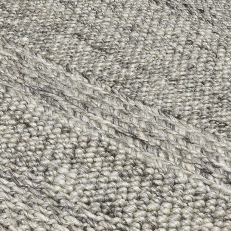Katherine Carnaby Coast Grey Marl Stripe Rug - Image 2