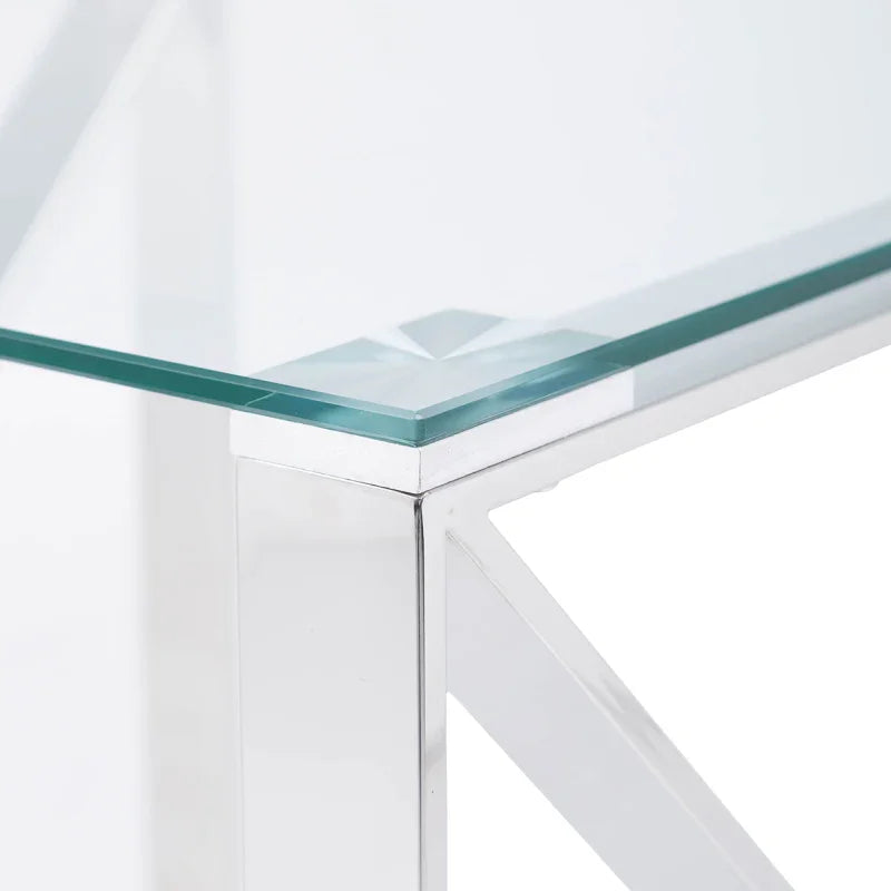 Zenith Stainless Steel End Table