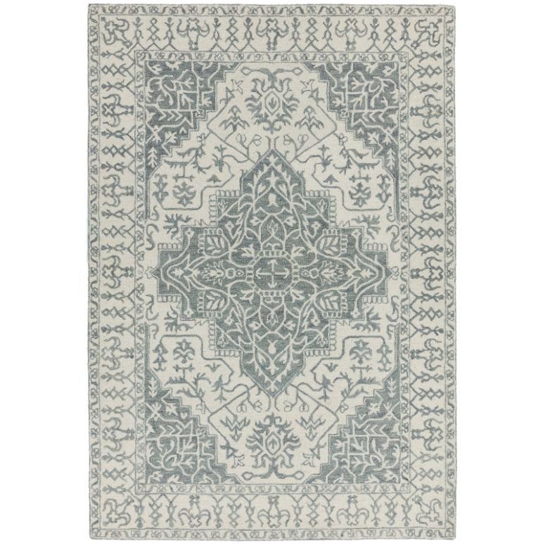 Bronte Fine Loop Silver Grey Rug