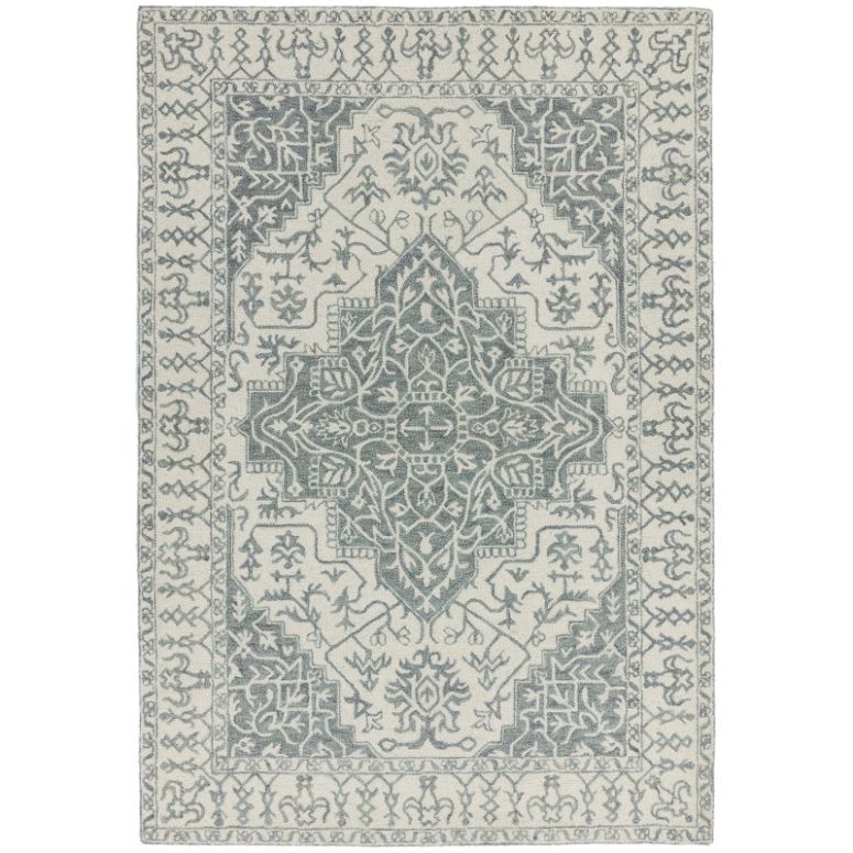 Bronte Fine Loop Silver Grey Rug - Image 1