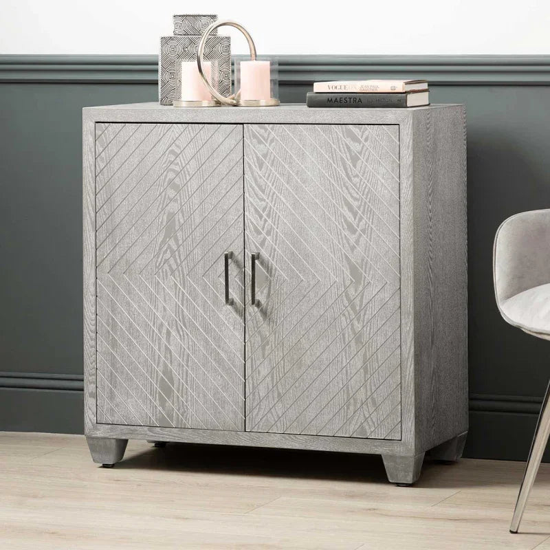Venus 2-Door Cabinet Grey Elm