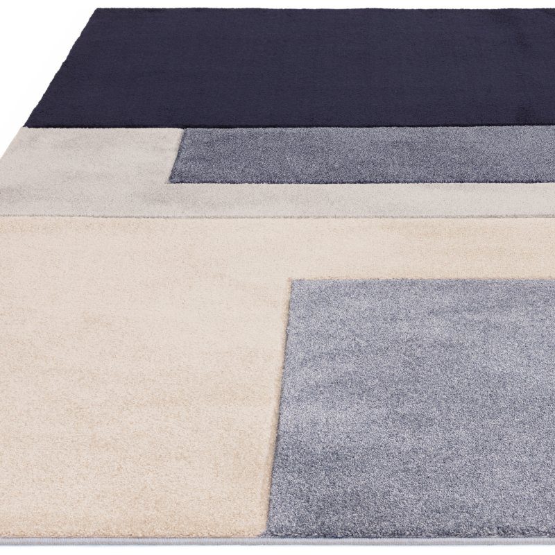 Sketch Sk13 Blocks Blue Rug