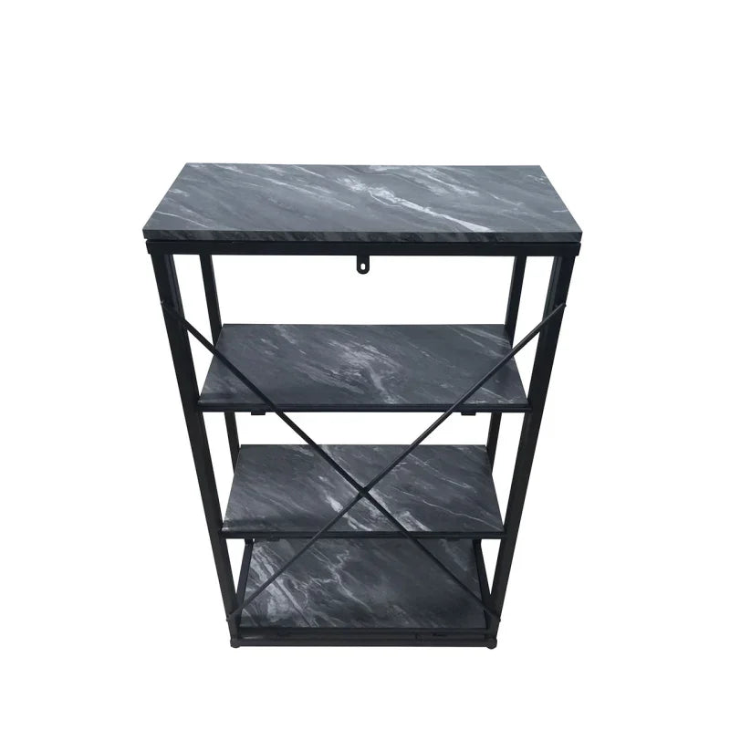Alora 105cm 4-Tier Black Display Unit