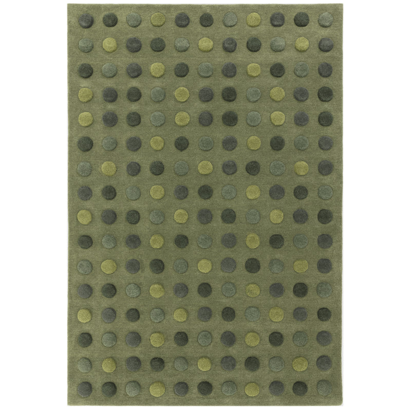 Dotty Rug Green Green Rug - Image 1