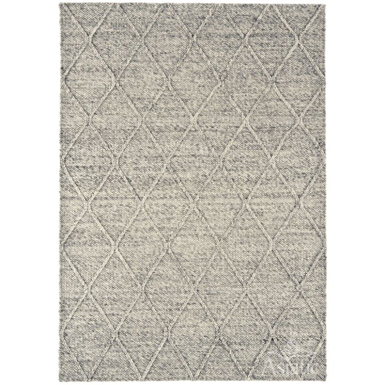 Katherine Carnaby Coast Diamond 03 Grey Marl Rug - Image 1