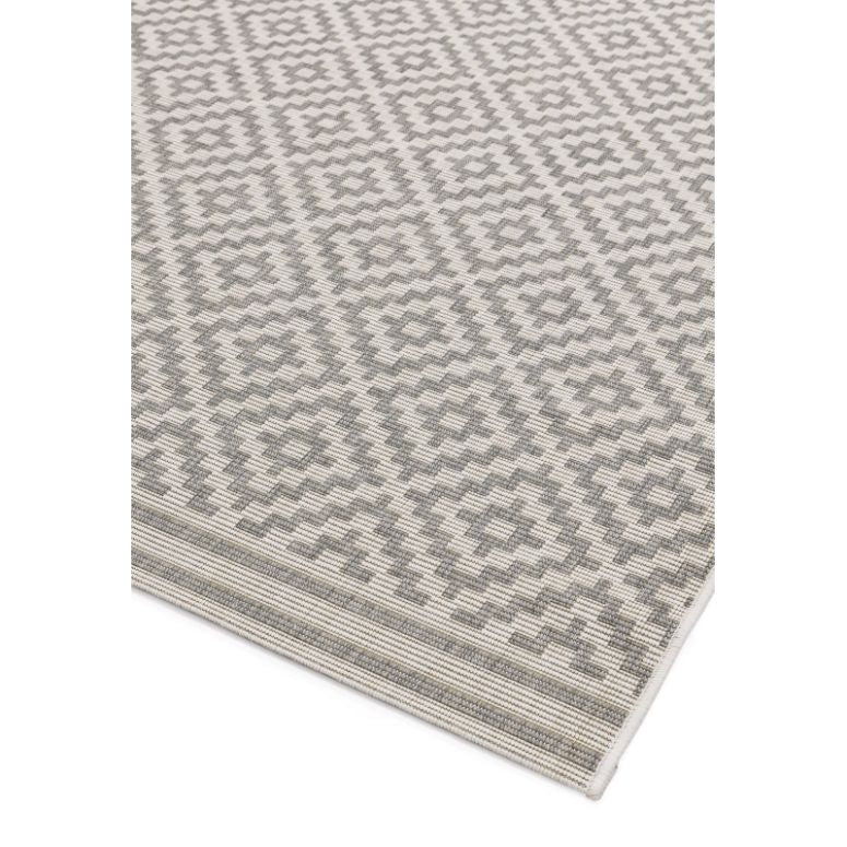 Patio 11 Diamond Grey Rug - Image 3