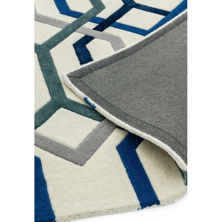 Matrix 65 Hexagon White Rug - Image 4
