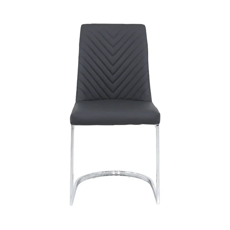 Chevron Grey Dining Chair