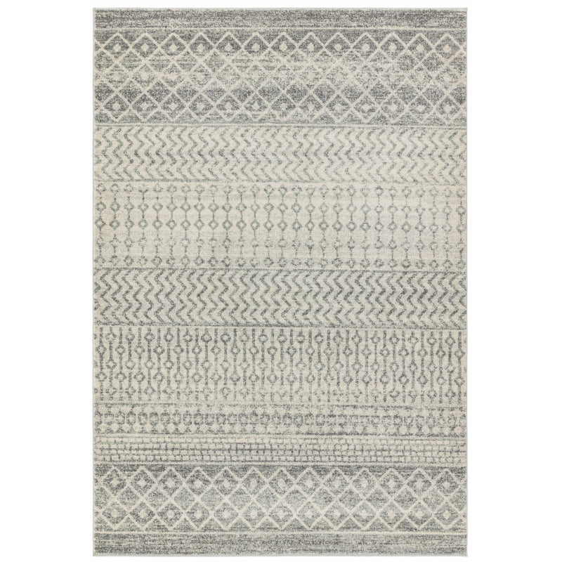 Nova Aztec Grey Rug NV35 Rug - Image 1