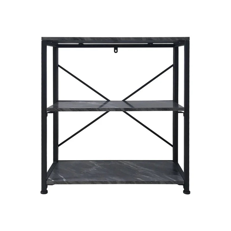 Alora 72cm 3-Tier Black Display Unit