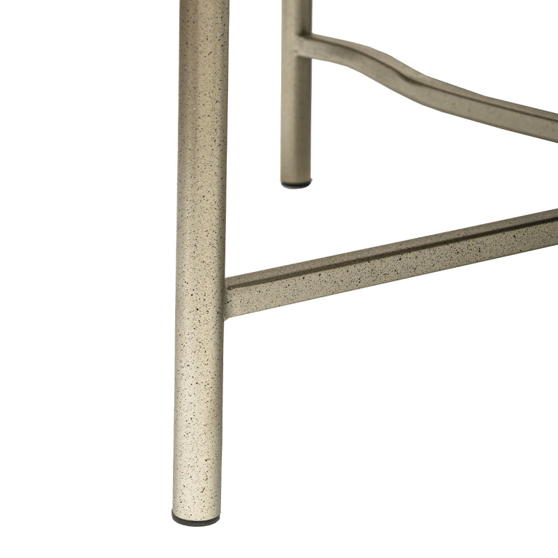 40cm Champagne Coffee Table with Leaves Design KD Legs