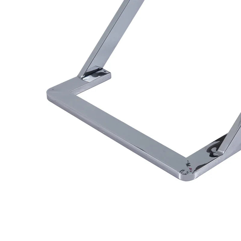 Axel Grey Gunmetal Console Table with Smoke Glass Top