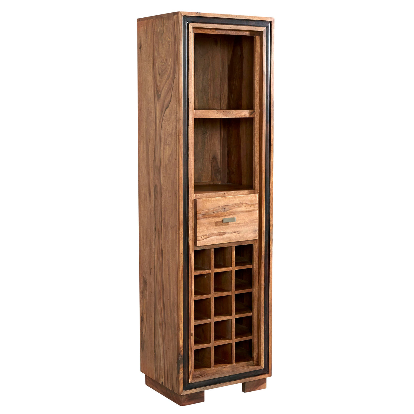 Jodhpur Sheesham Wine Bookcase made from solid Sheesham wood