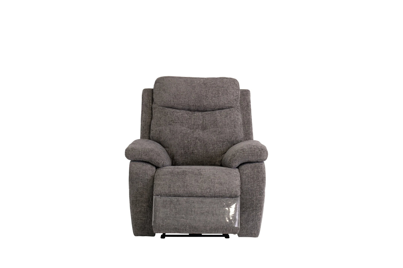Graphite Fabric Electric Recliner Chair - Stylish Comfort Solution