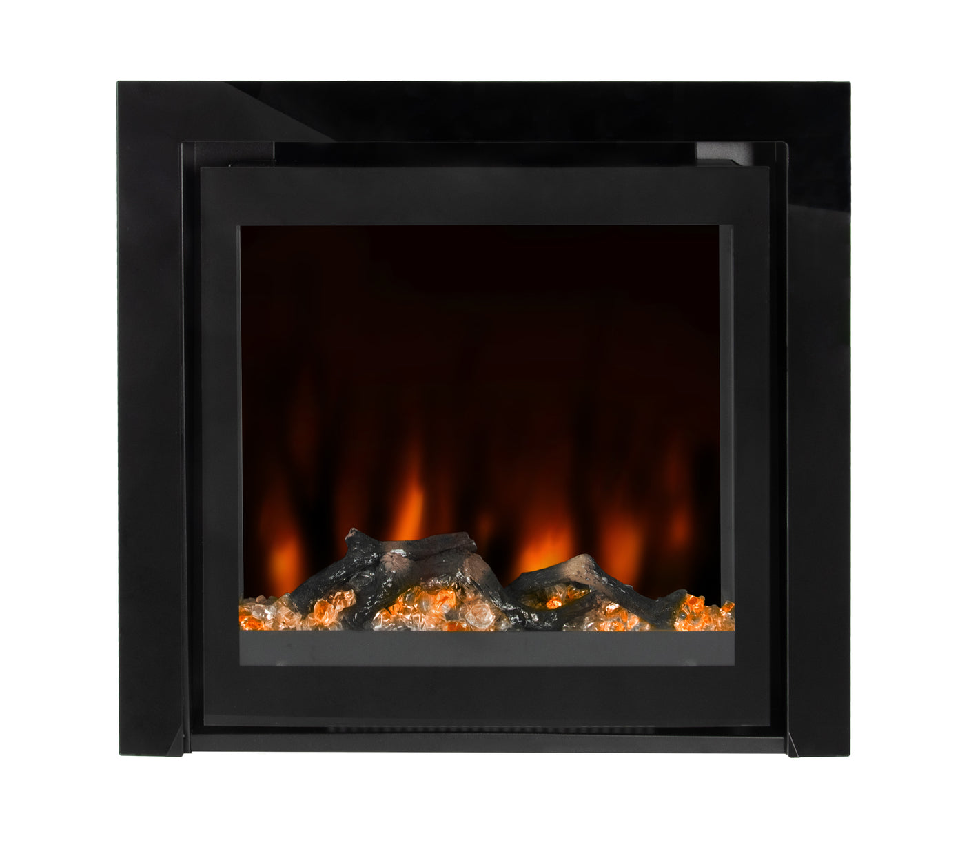 Ezee Glow Pulse Widescreen Black inset Electric Fire
