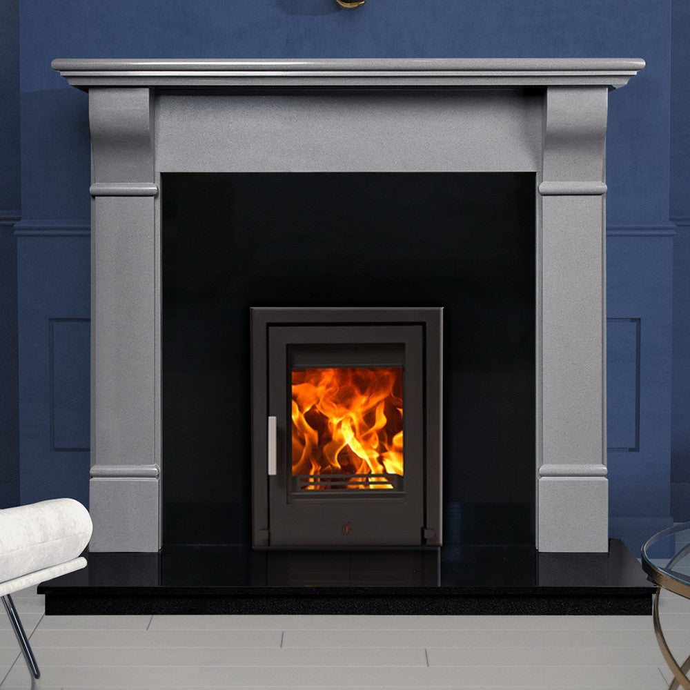 54" Tara Polished Luna Grey Surround