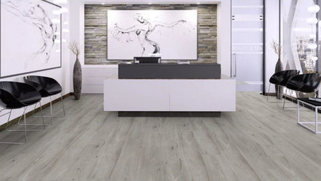 Buy light oak vinyl flooring online for beauty spa, luxury wood look waterproof floor