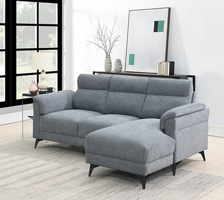 Buy modern gray sectional sofa online, living room furniture with chaise lounge for sale