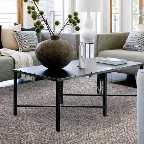 Buy modern black coffee table online, living room centerpiece, decorative vase decor