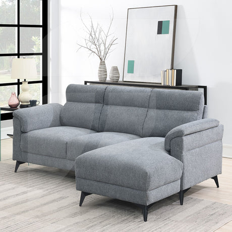 Roxy Grey JX21-5 Sectional RHF - Default - HL5399-RHF_006