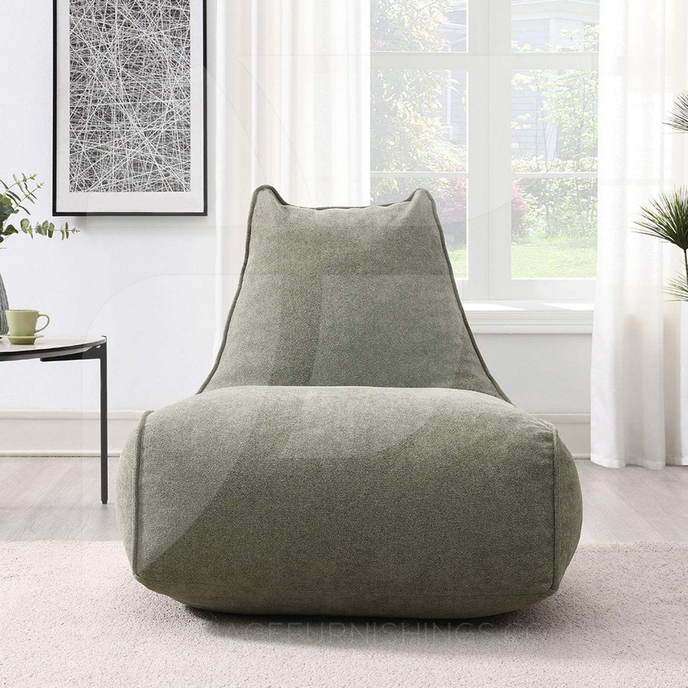 Pearl Lounger Bean Bag Moss - Default - RL-938