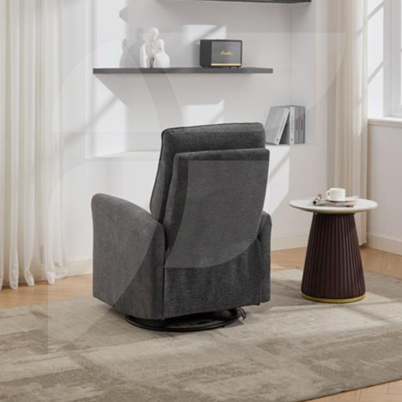Waterville Swivel & Glide Chair Dark Grey - Default - UM2344A-1SW-P_004