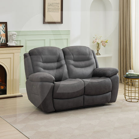 Bremen 2 Seater Loveseat - Gunmetal - Default - 57017-2-P_001