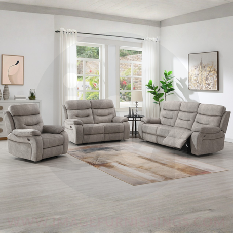Donnybrook 2P Loveseat - Cream & Matching Piping - Default - 15283-2S-P_002
