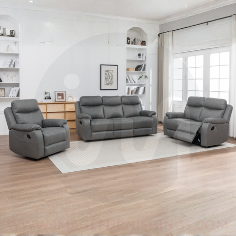 Corvan 3R Sofa - Charcoal - Default - 57023-3-R_002