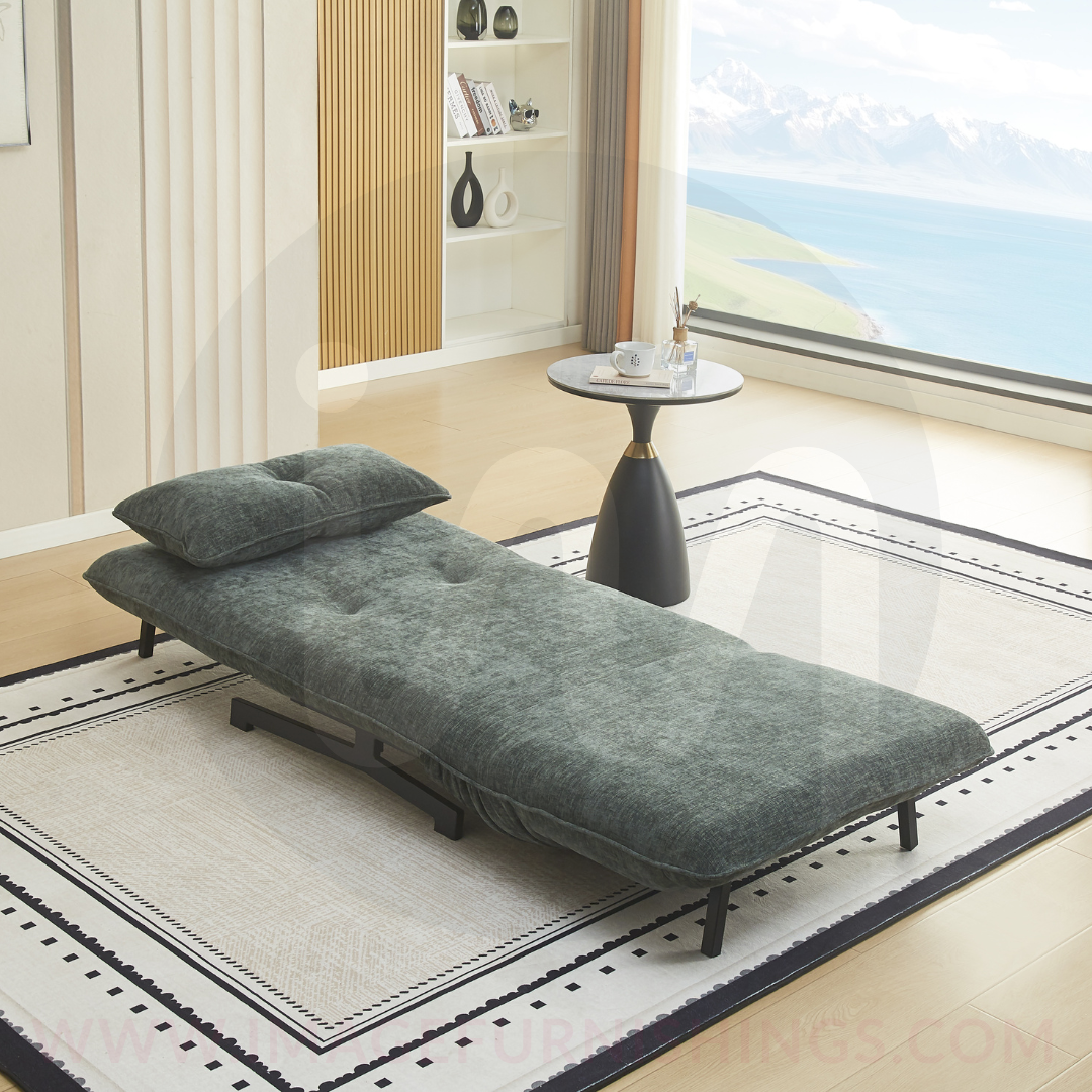 Tucker Single Sofa Bed - Liberty Winter Moss - Default - LLM-73_002