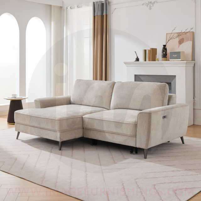 Thurso RHF Power Bed Sectional - Beige - Default - UB3023B-LHF-SEC-P_001