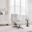 Mira Swivel Chair and Footstool - Beige - Default - HF-A0776-1_002