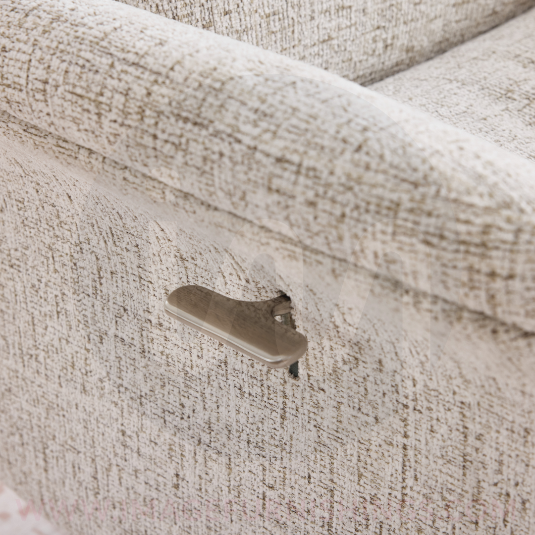 Mira Swivel Chair and Footstool - Beige - Default - HF-A0776-1_002