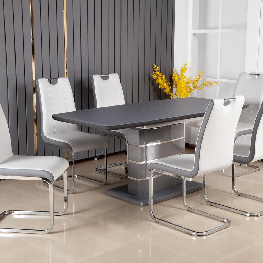 Modena Dark Grey Extension Table