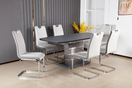 Modena Dark Grey Extension Table