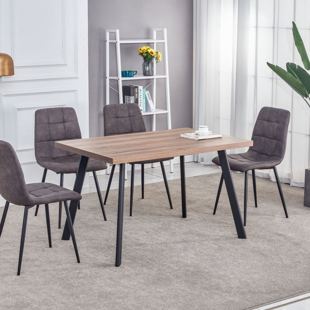 Fredrik 1.2 Metre Walnut Fixed Table