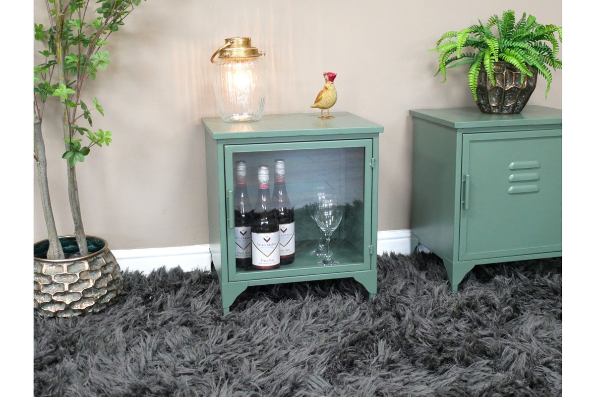 Industrial Bedside Cabinet
