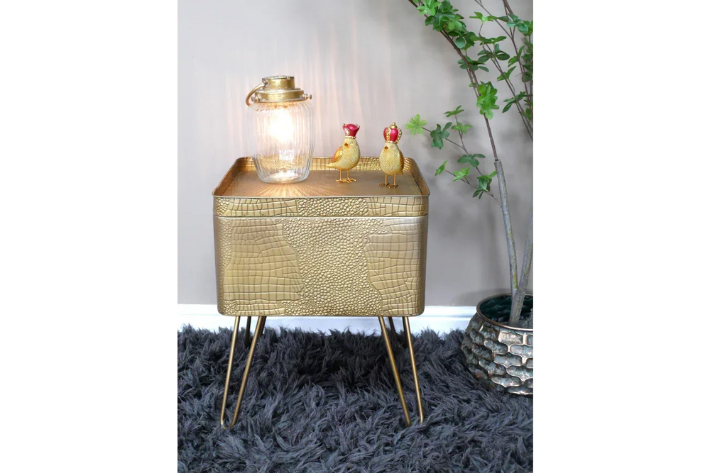 Side Table With Storage - 10167