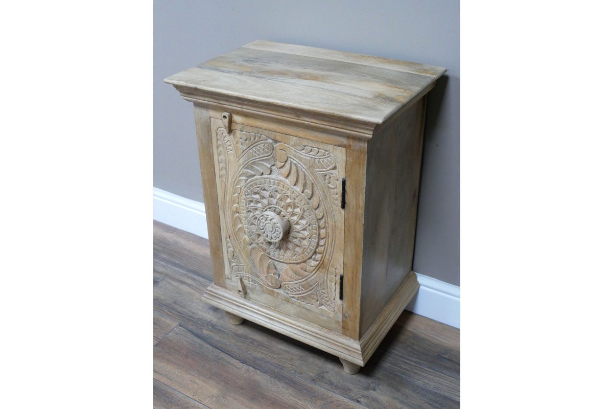 Carved Storage Cabinet