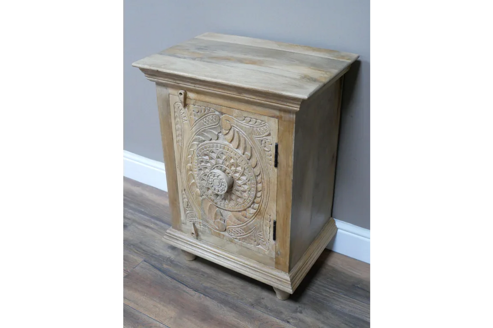 Carved Storage Cabinet - 10184
