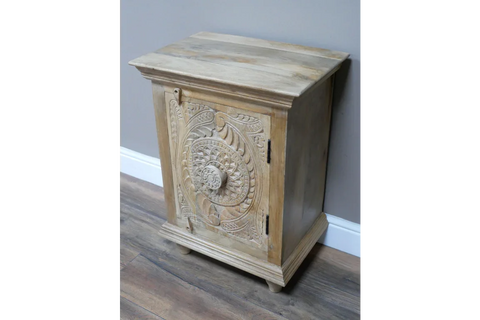 Carved Storage Cabinet - 10184