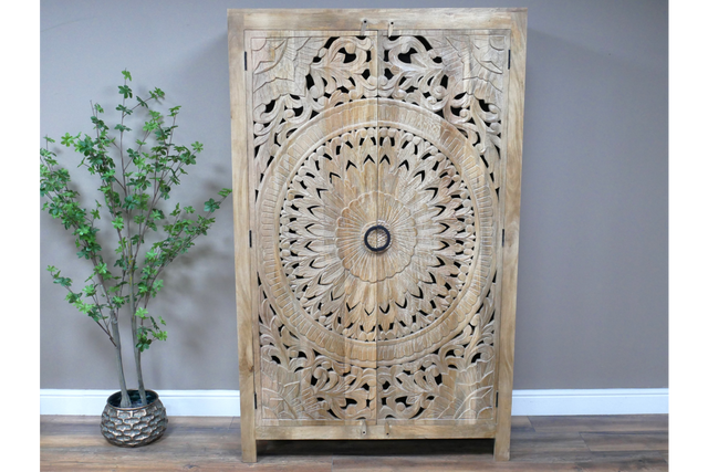 Carved Wardrobe - 10186