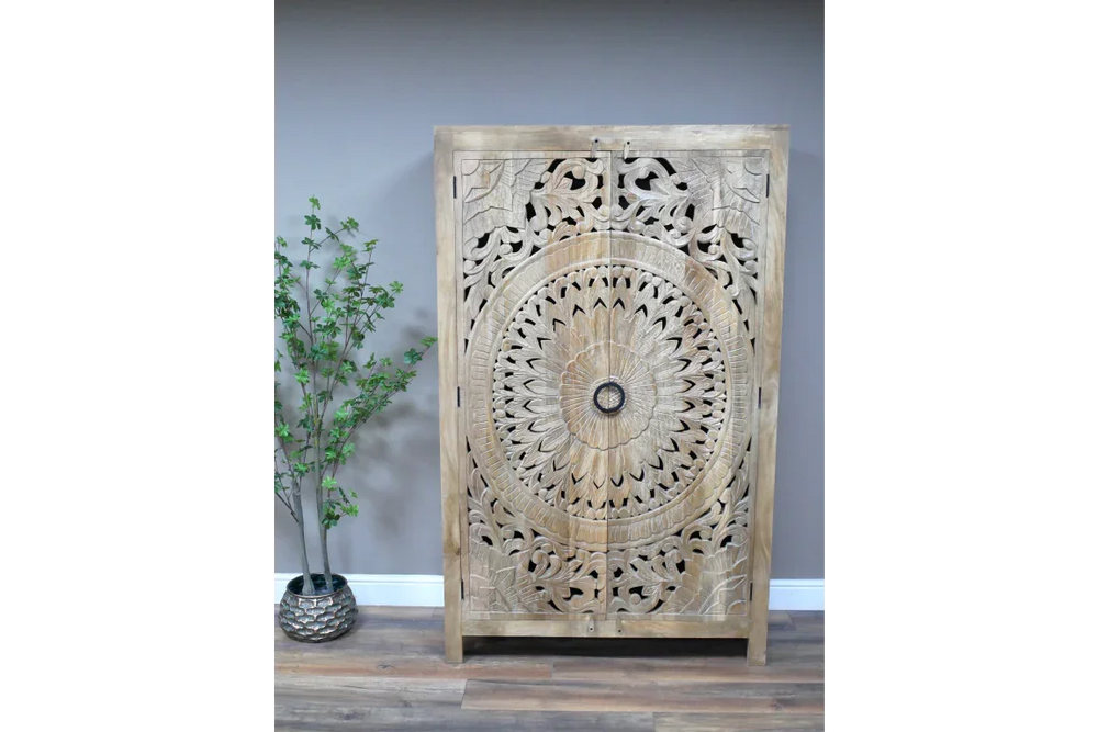 Carved Wardrobe - 10186