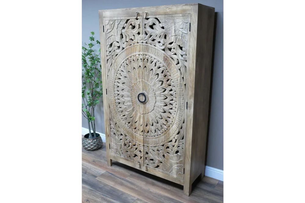 Carved Wardrobe - 10186