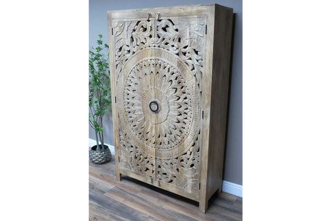 Carved Wardrobe - 10186