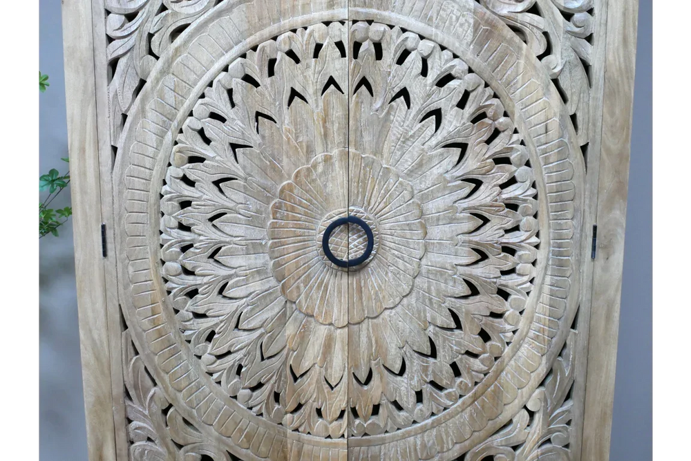 Carved Wardrobe - 10186