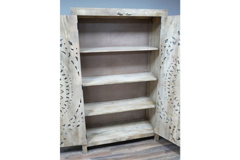 Carved Wardrobe - 10186