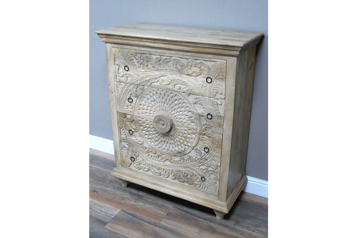 Carved Chest Of Drawers