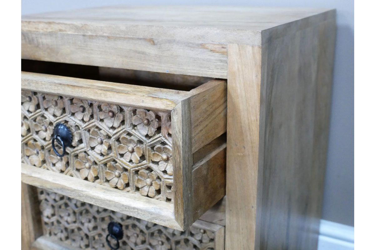 2 Drawer Bedside Cabinet