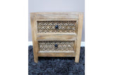 2 Drawer Bedside Cabinet